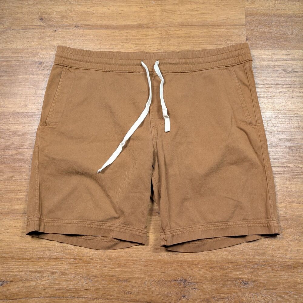 American Giant Shorts Mens XXL 42x8 Brown Drawstring Casual Cotton Lounge